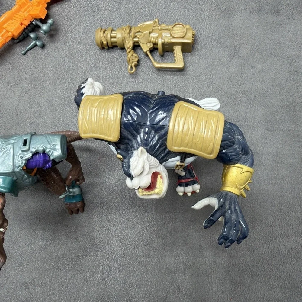 Vintage Playmates Earthworm Jim Henchrat & Jim Bob Action Figure Toys Lot